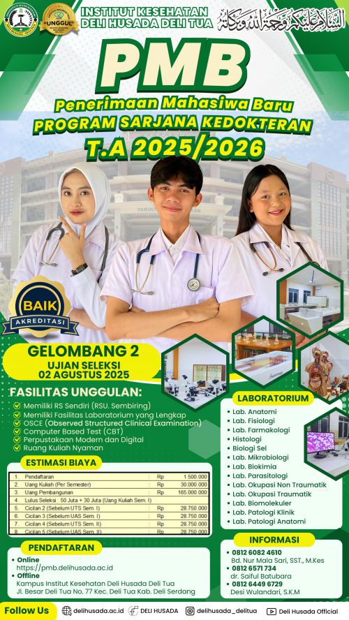 Pendaftaran Mahasiswa Baru Gelombang II Dibuka